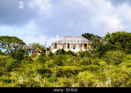 Clarence House, mit Blick auf Nelsons Dockyard, English Harbour, Antigua Stockfoto