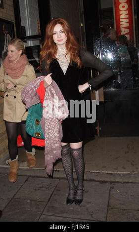 Karen Gillan in Covent Garden (Kredit Bild © Jack Ludlam) Stockfoto