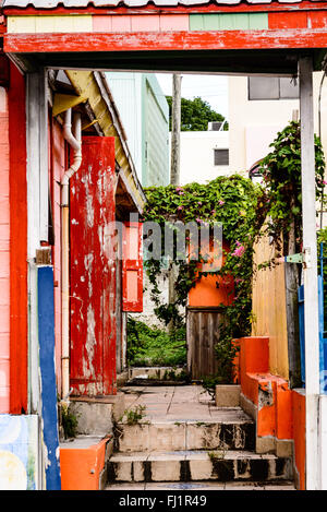 Architekturdetails, St. John's, Antigua Stockfoto