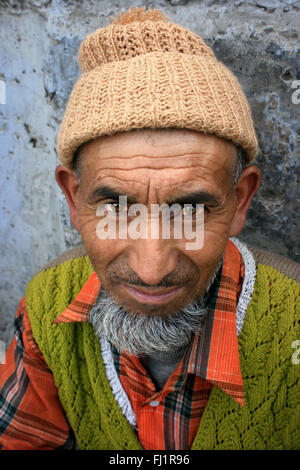 Kaschmir muslimischen Mann in Leh, Ladakh, Indien Stockfoto