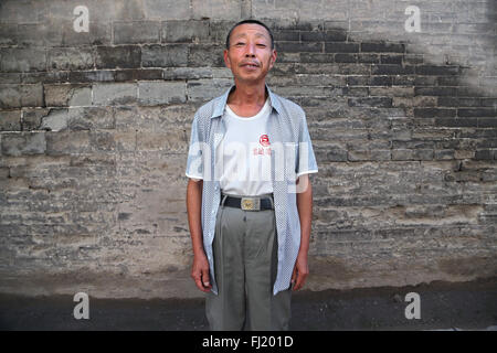 China Porträt Gesicht Augen Stockfoto