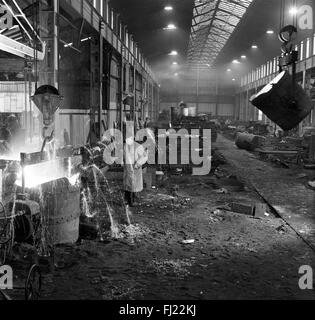 Horsehay Werke Joseph Adamson Unternehmen Stahl Eisen Produktionsfabrik der 1960er Jahre Stockfoto