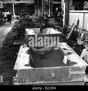 Horsehay Werke Joseph Adamson Unternehmen Stahl Eisen Produktionsfabrik der 1960er Jahre Stockfoto