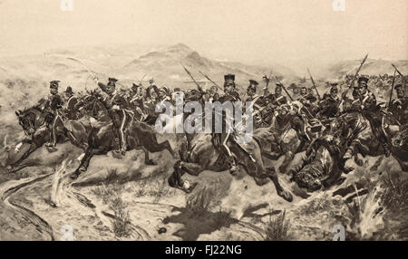 Charge of the Light Brigade 1854 Stockfoto