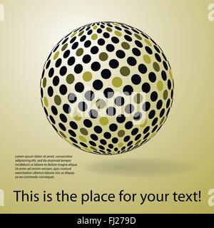 Bunte Digital Globe Design Vektor Stock Vektor