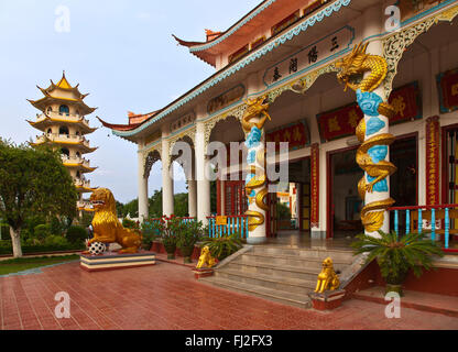 Den chinesischen Tempel in der Stadt von PYIN U LWIN auch bekannt als MAYMYO - MYANMAR Stockfoto