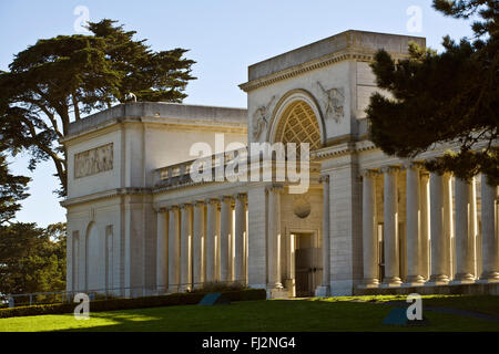 Die römischen FACADE of the LEGION OF HONOR - SAN FRANCISCO, Kalifornien Stockfoto