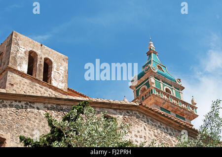 Mallorca, Balearen, Spanien: Real Cartuja de Valldemossa, ein altes Kartäuserkloster gegründet als königliche Residenz Stockfoto