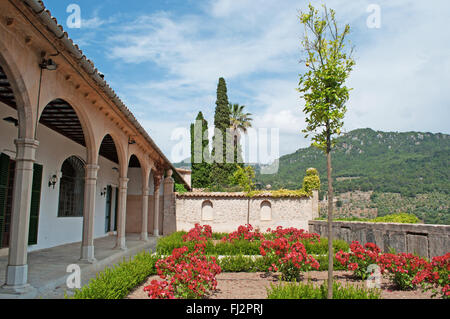 Mallorca, Balearen, Spanien: Real Cartuja de Valldemossa, ein altes Kartäuserkloster gegründet als königliche Residenz Stockfoto