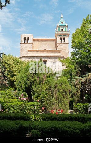 Mallorca, Balearen, Spanien: Real Cartuja de Valldemossa, ein altes Kartäuserkloster gegründet als königliche Residenz Stockfoto