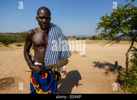 Indigene Völker von Angola, Afrika Stockfoto