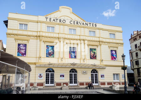 Teatro Miguel de Cervantes, Theater, Malaga, Provinz Malaga, Andalusien, Spanien Stockfoto