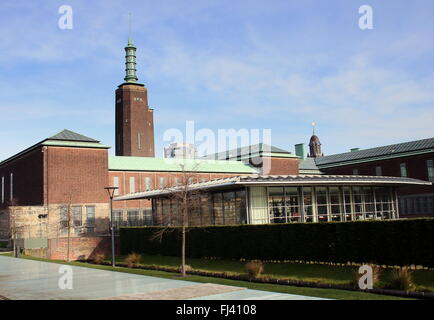 Kunst Museum Boijmans Van Beuningen, Museumspark, Rotterdam, die Niederlande, Südseite. Stockfoto