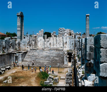 Tempel des Apollo, Didim, Altinkum, Türkei Stockfoto