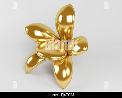 Futuristisches Interieur Stuhl im Inneren eine weiße 3d Bühne Stockfoto