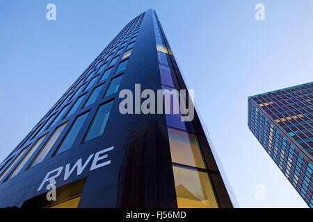 RWE-Turm, Deutschland, Nordrhein-Westfalen, Ruhrgebiet, Dortmund Stockfoto