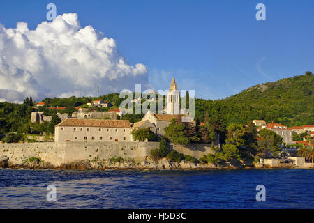 Franziskanerkloster Lopud, Kroatien, Elaphiten, Dubrovnik Stockfoto