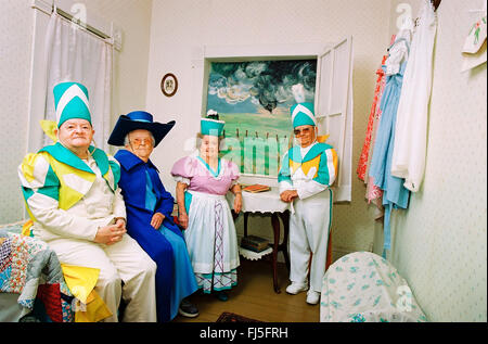 LIBERAL, KS-18 Juni: Die Munchkins auf dem Wizard of Oz Festival in liberalen, Kansas auf 18. Juni 2005. Stockfoto