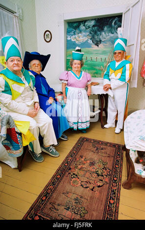 LIBERAL, KS-18 Juni: Die Munchkins auf dem Wizard of Oz Festival in liberalen, Kansas auf 18. Juni 2005. Stockfoto