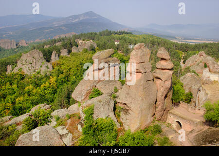 Belogradchik Felsen und Belogradchik Festung, Bulgarien, Belogradchik Stockfoto