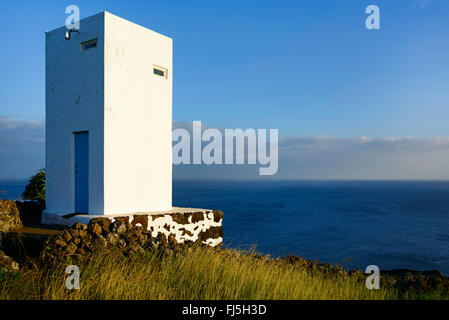 Whale Watch Tower, Lajes Pico, Pico, gewesen, Portugal / Ponta da Queimada, Portugal, Azoren Stockfoto