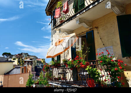 Corniglia ist ein Frazione ("Bruch") von der Comune von Vernazza in der Provinz von La Spezia. Stockfoto