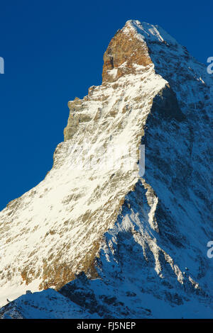 Matterhorn, Schweiz, Wallis Stockfoto