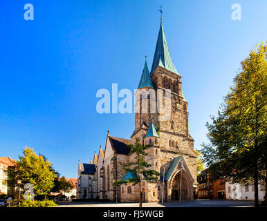 katholische Pfarrkirche St. Laurentius, Deutschland, Nordrhein-Westfalen, Münsterland, Warendorf Stockfoto