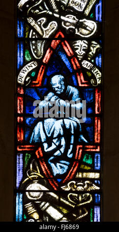 Schwarzes Land-Fenster in St. Markus Kirche, Pensnett, West Midlands, England, UK Stockfoto