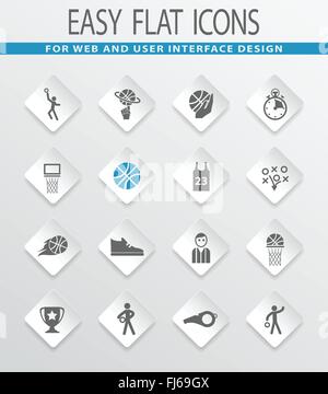 Baseball-Icons set Stock Vektor