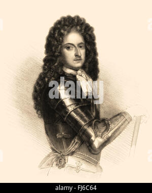 William Cavendish, 1. Duke of Devonshire, 1640-1707, ein englischer Soldat und Politiker der Whig Stockfoto