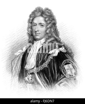 Charles Seymour, 6. Herzog von Somerset, 1662-1748, ein britischer peer Stockfoto