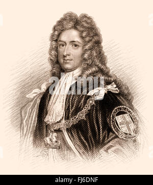 Charles Seymour, 6. Herzog von Somerset, 1662-1748, ein britischer peer Stockfoto