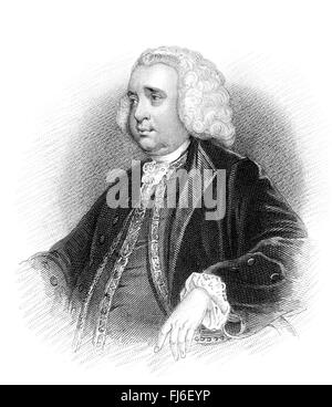 Henry Fox, 1. Baron Holland vom Foxley, 1705-1774, ein führender britischer Politiker des 18. Jahrhunderts Stockfoto