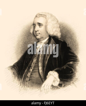 Henry Fox, 1. Baron Holland vom Foxley, 1705-1774, ein führender britischer Politiker des 18. Jahrhunderts Stockfoto