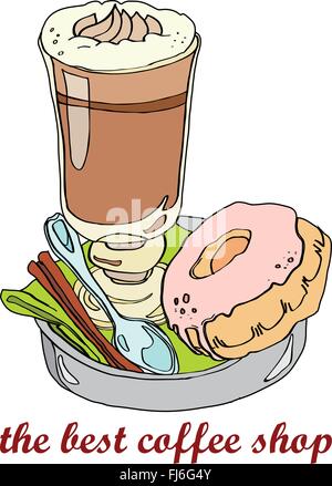 der beste Kaffee-shop Stock Vektor