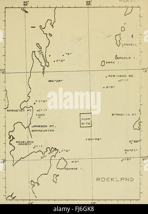 Entsorgungsplatz monitoring System Daten Jahresbericht - 1978-Ergänzung einer Website-Bericht - Rockland (1979) Stockfoto
