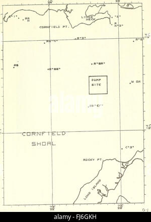 Entsorgung Datenreport Bereich monitoring System jährlicher - 1978-Zusatz G Website Bericht - Maisfeld Shoals (1979) Stockfoto