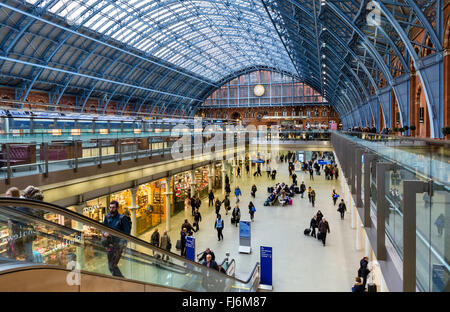 St Pancras Station, London, England, UK Stockfoto