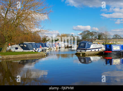 Die Lancaster Canal in Garstang, Lancashire, England UK Stockfoto