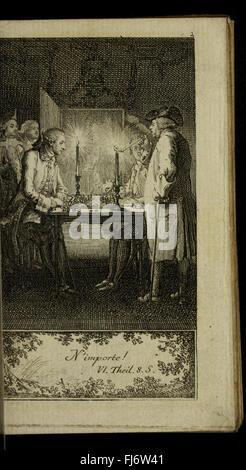 Gothaischer Hofkalender - Genealogisches Taschenbuch der fC3BCrstlichen HC3A4user (1764) Stockfoto