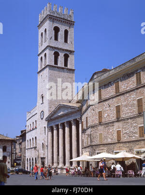 Basilica di San Francesco, Assisi, Piazza Del Comune, Provinz Perugia, Umbrien Region, Italien Stockfoto