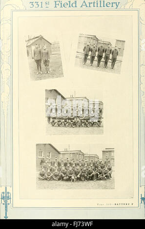 331st Feldartillerie, US Army, 1917-1919 (1919) Stockfoto