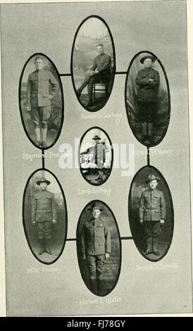 Marshall County in der Weltkrieg, 1917-1918 - eine bildhafte Geschichte der Beteiligung der Gemeinschaft an allen Aktivitäten während des Krieges mit einem kompletten Kader von Soldaten und Matrosen in Dienst (1919) Stockfoto