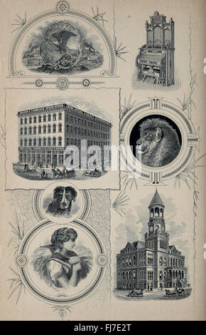 Polk Indianapolis (Marion County, Indiana) Stadt Verzeichnis, 1887 (1887) Stockfoto