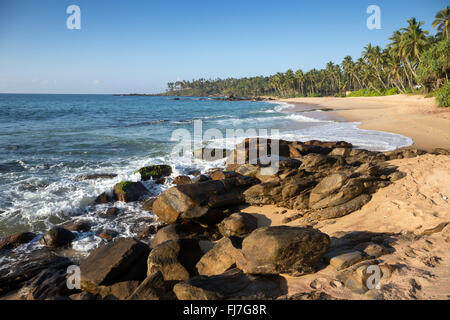 Goyambokka Strand, Tangalle, Sri Lanka, Asien Stockfoto