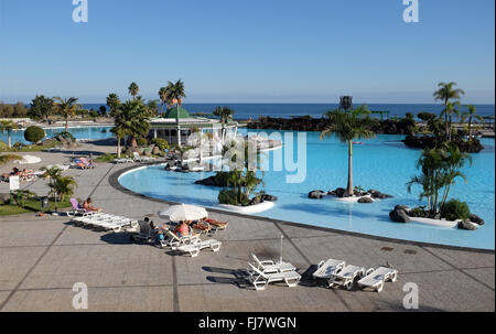 Der Parque Marítimo César Manrique, Santa Cruz De Tenerife, Spanien Stockfoto