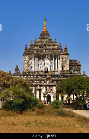 Thatbyinnyu Tempel Pagode in Old Bagan, Bagan, Myanmar (Burma) Stockfoto