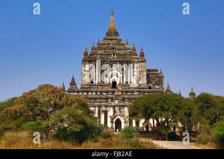 Thatbyinnyu Tempel Pagode in Old Bagan, Bagan, Myanmar (Burma) Stockfoto