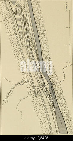 Ein Bulletin der Geological Society of America, das Forschungen und Erkenntnisse auf dem Gebiet der Geologie von 1923 enthält Stockfoto